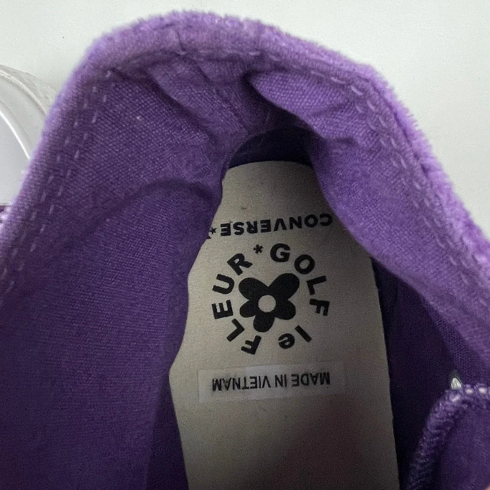 Converse‎ Golf Le Fleur Chuck 70 Hi Quilted Velvet Tillandsia Purple Mens 10.5